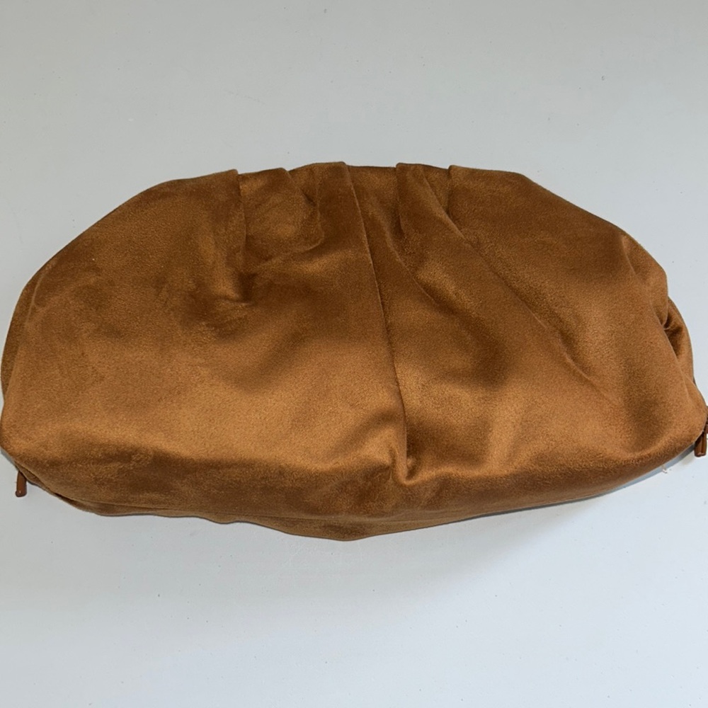 NWT Banana Republic Factory Faux Suede Brown Bag